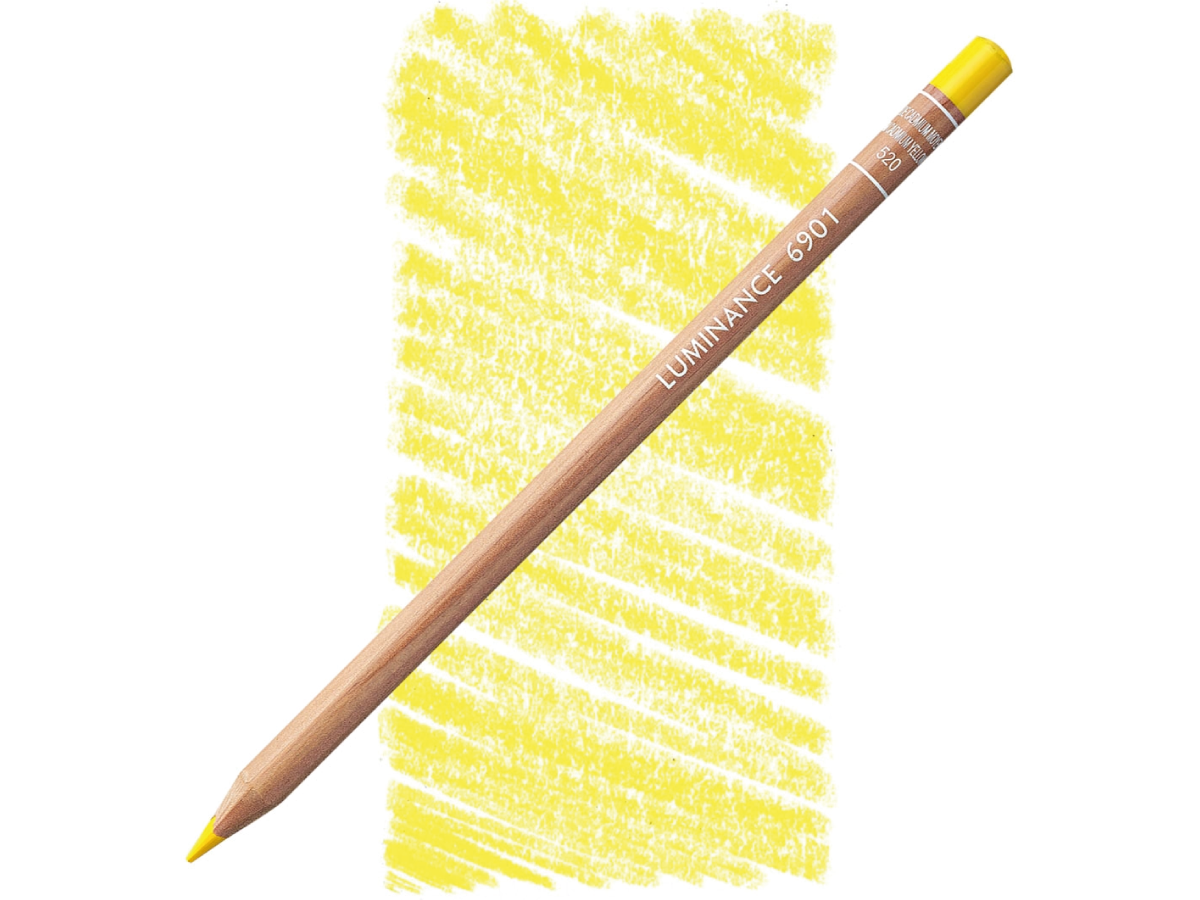 Luminance Medium Cadmium Yellow 520 Kleurpotlood Caran d'ache