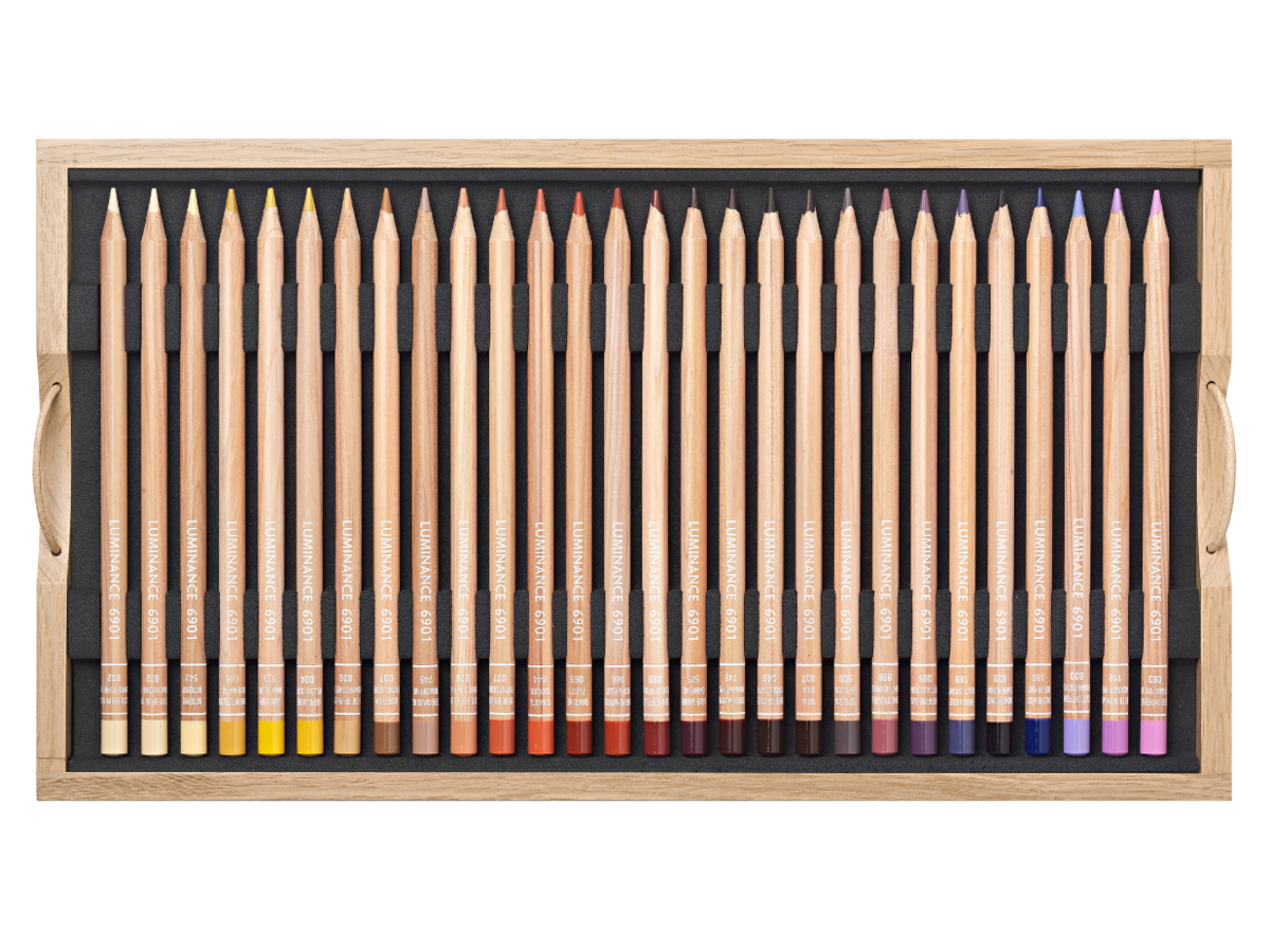 Luminance Set 112 Kleuren houten kist Caran D'Ache Aanbieding
