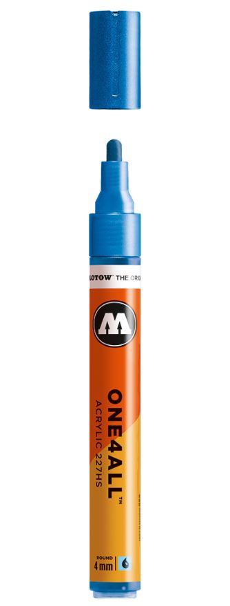 METALLIC BLUE 227HS 4mm Molotow One4All Acryl Marker