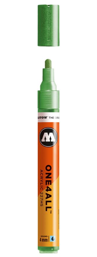 METALLIC GREEN 227HS 4mm Molotow One4All Acryl Marker