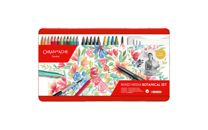 Mixed media botanical set Caran d'ache