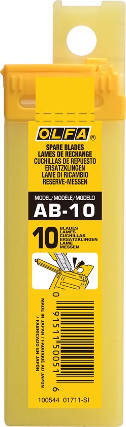 Navulmesjes voor afbreekmes Olfa AB-10