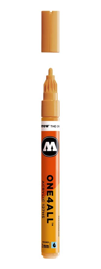 OCHRE BROWN 127HS 2mm Acrylmarker Molotow One4All