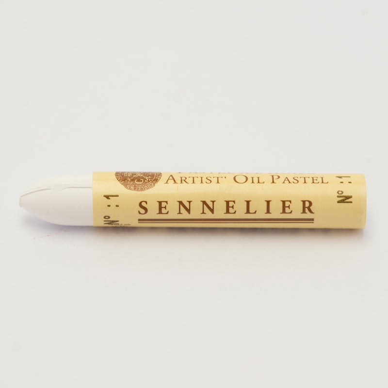 Wit 1 oliepastel Sennelier 5ml