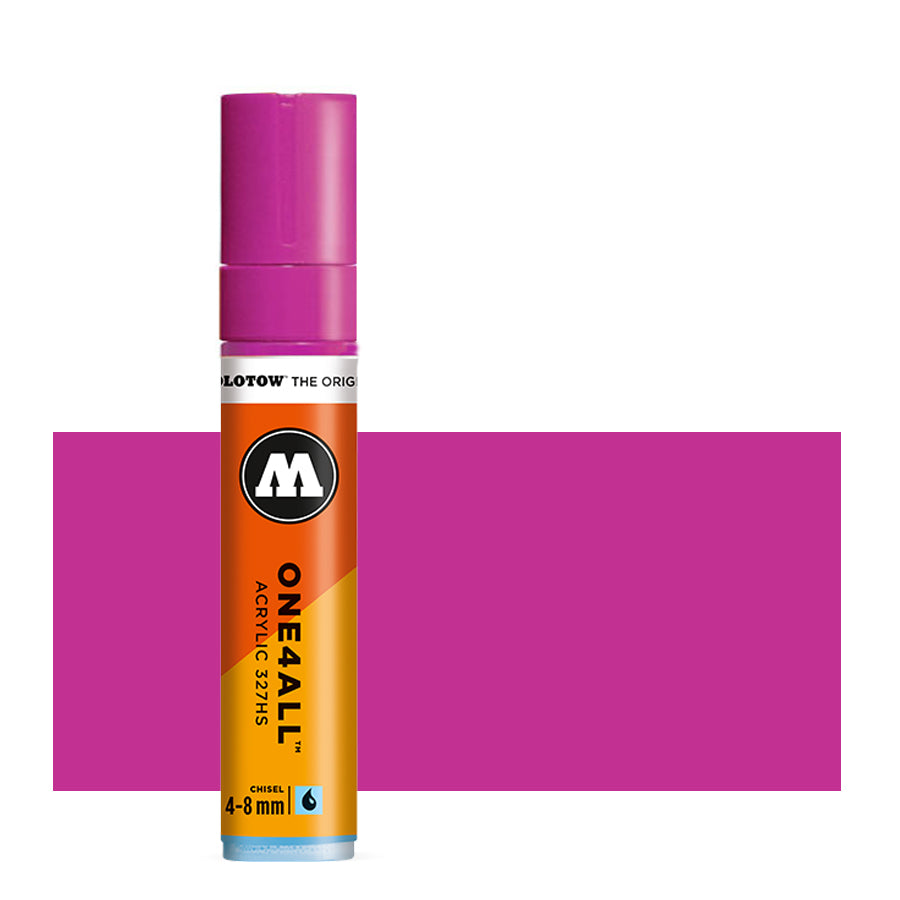 Fuchsia Pink 327HS 4-8mm Molotow One4All Acryl Marker