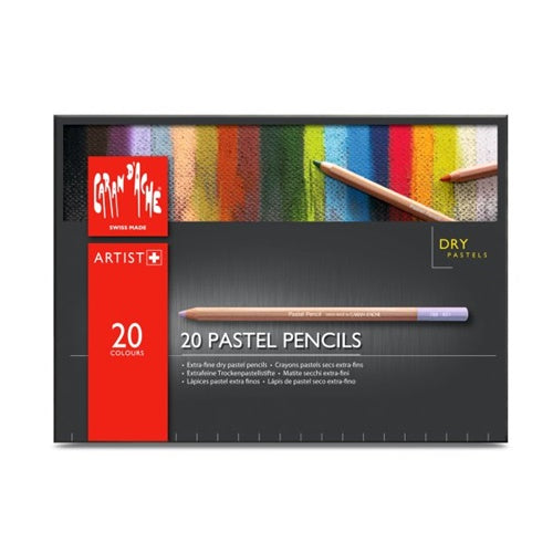 Pastel Potloden doos met 20 kleuren set Caran D'Ache