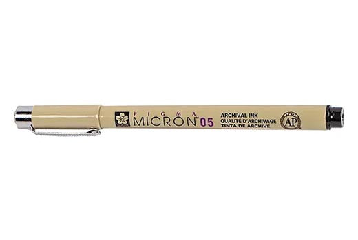 Pigma Micron 05 (0.45mm) BLACK Sakura Fineliner