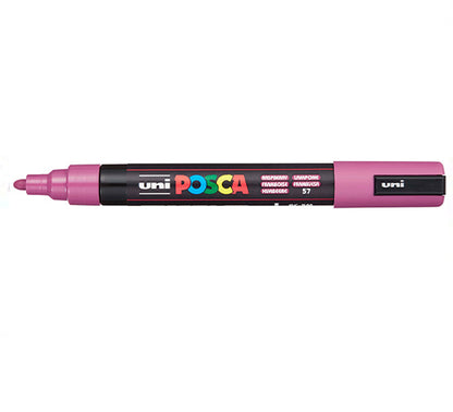 Posca verf stift PC5M Framboos