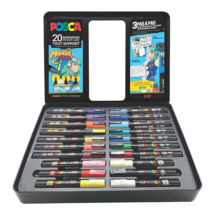 Posca set Manga Hero 20 verf stiften