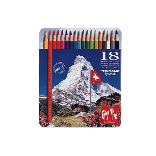 Prismalo 18 stuks (aquarel) potloden set Caran D'Ache