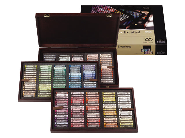 Softpastels Excellent kist 225 Set Rembrandt Compleet