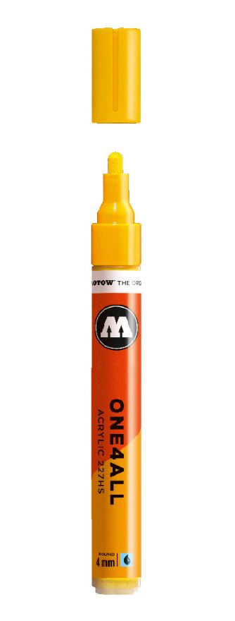 SIGNAL YELLOW 227HS 4mm Molotow One4All Acryl Marker