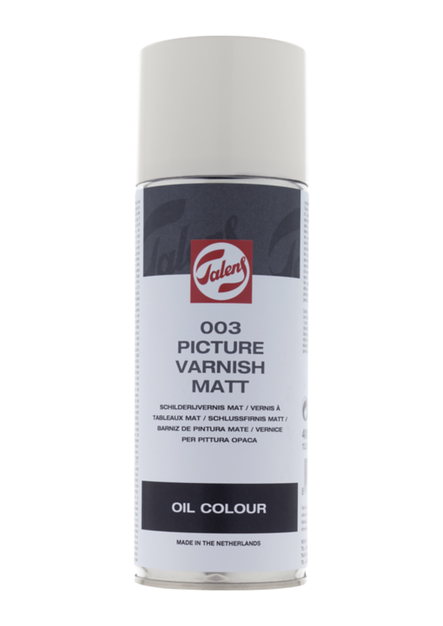 Schilderij vernis Mat Olieverf spuitbus 400 ml Talens