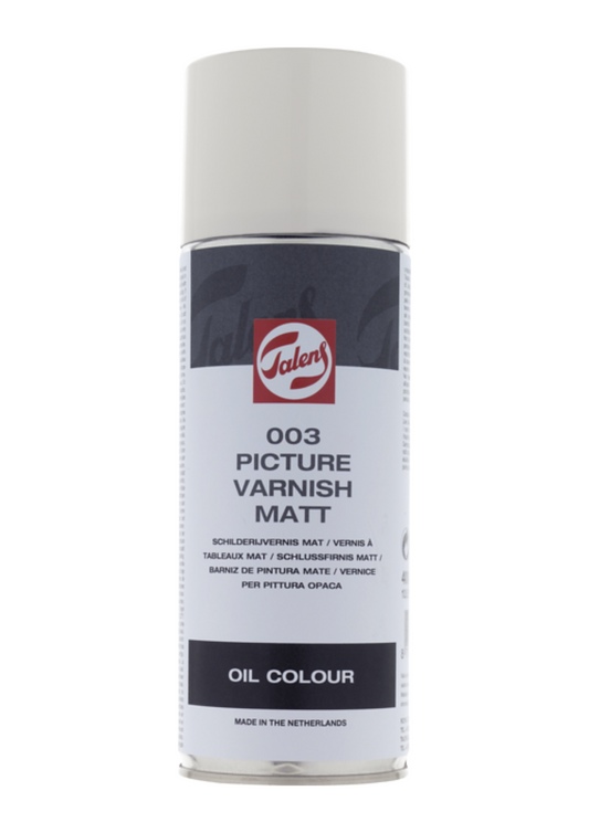 Schilderij vernis Mat Olieverf spuitbus 400 ml Talens
