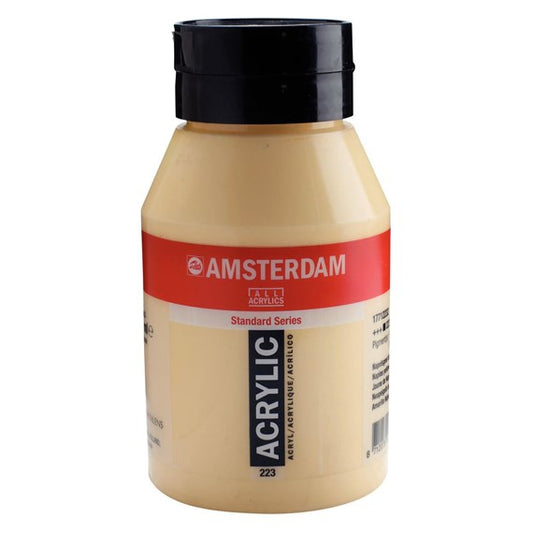 223 Napelsgeel Donker 1 liter Acryl 1000ml  pot Amsterdam