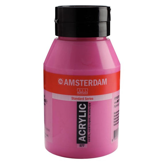 577 Permanent roodviolet Licht 1 liter Acryl 1000ml  pot Amsterdam