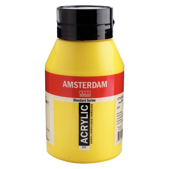 275 Primairgeel 1 liter Acryl 1000ml  pot Amsterdam