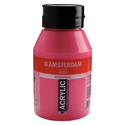 366 Quinacridone rose 1 liter Acryl 1000ml  pot Amsterdam