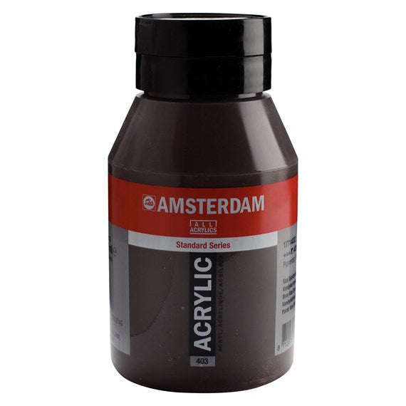 403 Van Dijckbruin 1 liter Acryl 1000ml  pot Amsterdam