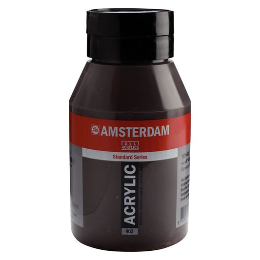 403 Van Dijckbruin 1 liter Acryl 1000ml  pot Amsterdam