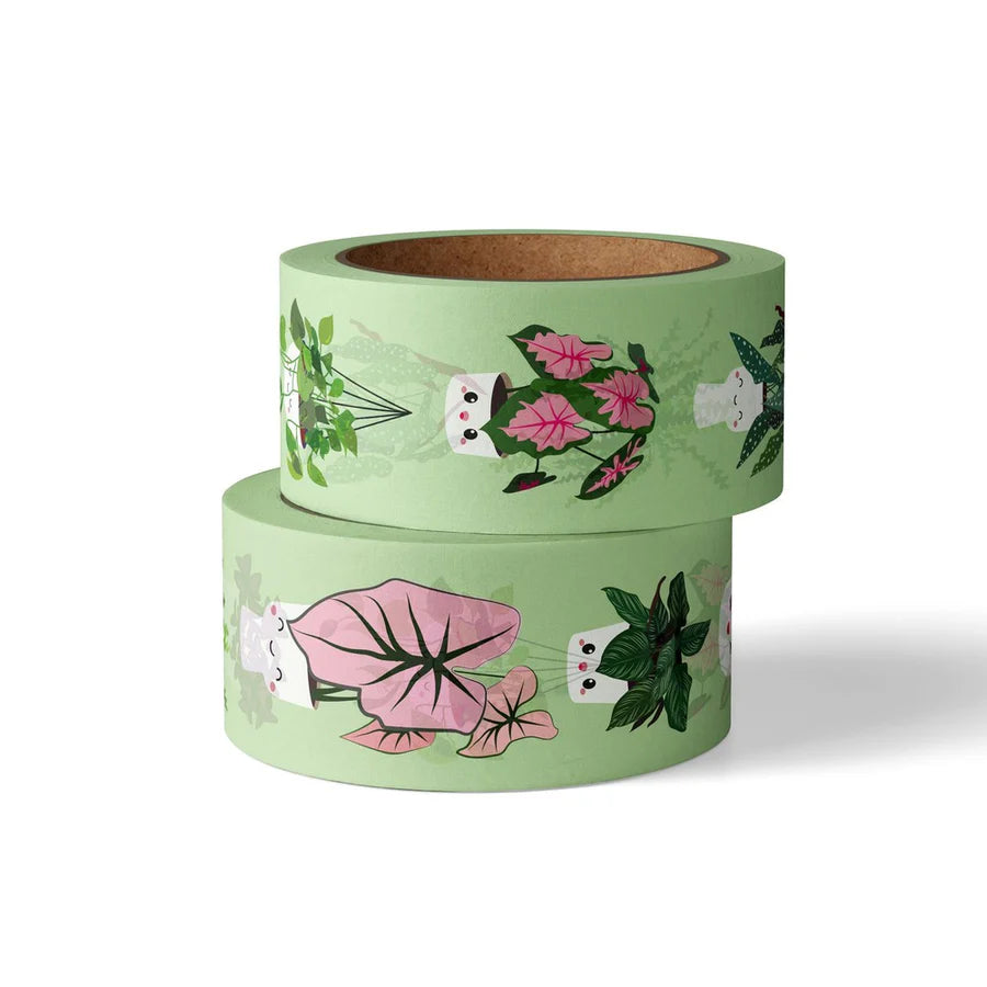 Washi tape planten 15 x 10mm studio inktvis
