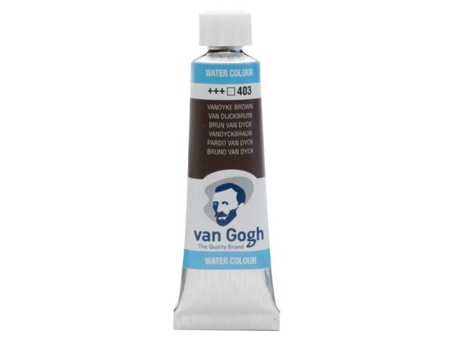 Van Dijckbruin 403  tube 10 ml. Van Gogh Aquarelverf