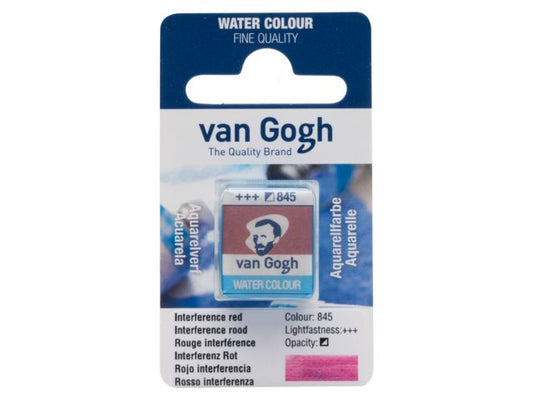 Interference rood 845 napje Van Gogh Aquarelverf