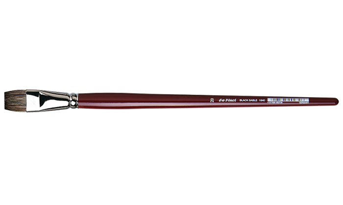 Davinci penseel Olie 1840.20 Black Sable Plat