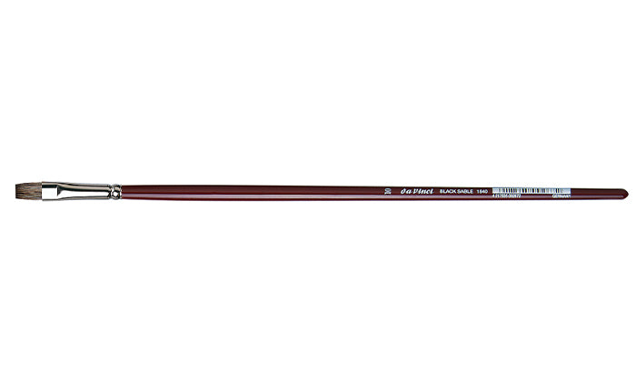Davinci penseel Olie 1840.10 Black Sable Plat