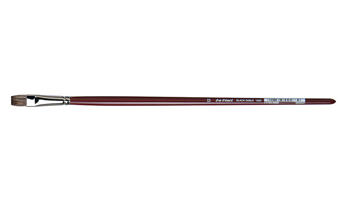 Davinci penseel Olie 1840.12 Black Sable Plat