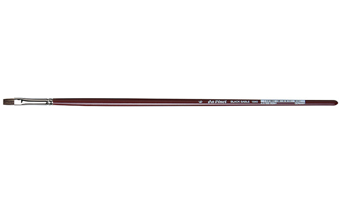 Davinci penseel Olie 1840.6 Black Sable Plat