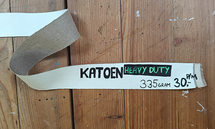 Katoen doek op rol professionele kwaliteit Extra Zwaar (2.1mx10m)