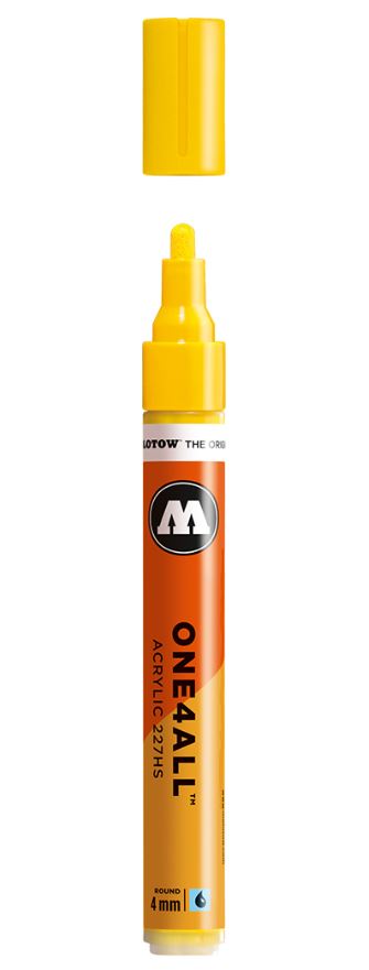 ZINC YELLOW 227HS 4mm Molotow One4All Acryl Marker