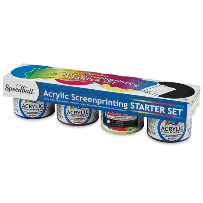 Zeefdruk acryl inkt Starter set 4x118ml