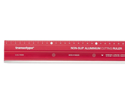 Aluminium Anti-slip liniaal 60cm PRO