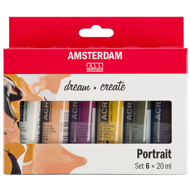 Amsterdam Acrylverf Set Portrait 6x20 ml