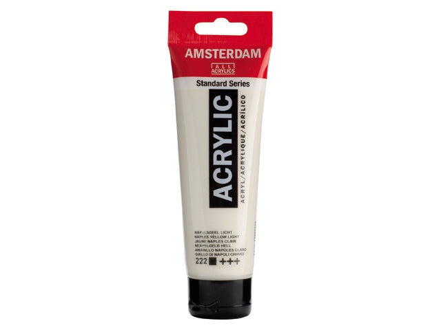 222 Napelsgeel Licht 120 ml Tube Acrylverf Amsterdam