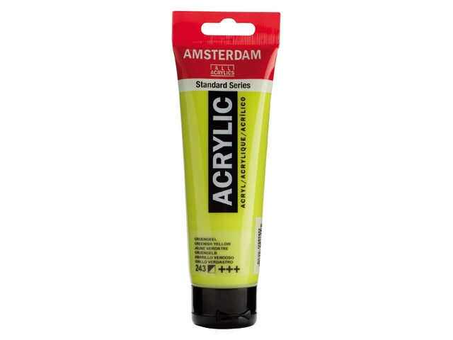 243 Groengeel 120 ml Tube Acrylverf Amsterdam