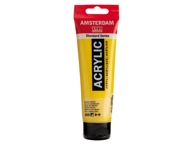 269 Azogeel Middel 120 ml Tube Acrylverf Amsterdam