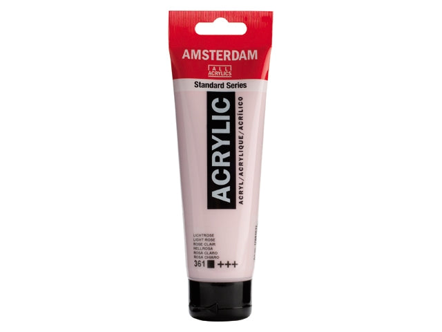 361 Lichtrose 120 ml Tube Acrylverf Amsterdam