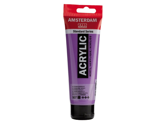 507 Ultramarijn violet 120 ml Tube Acrylverf Amsterdam