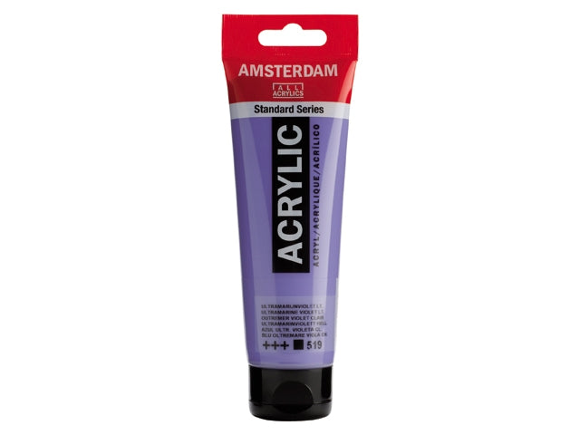 519 Ultramarijn violet Licht 120 ml Tube Acrylverf Amsterdam