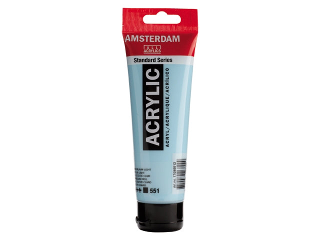 551 Hemels blauw Licht 120 ml Tube Acrylverf Amsterdam