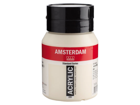 Amsterdam Acryl 500ml 289 Titaanbuff licht