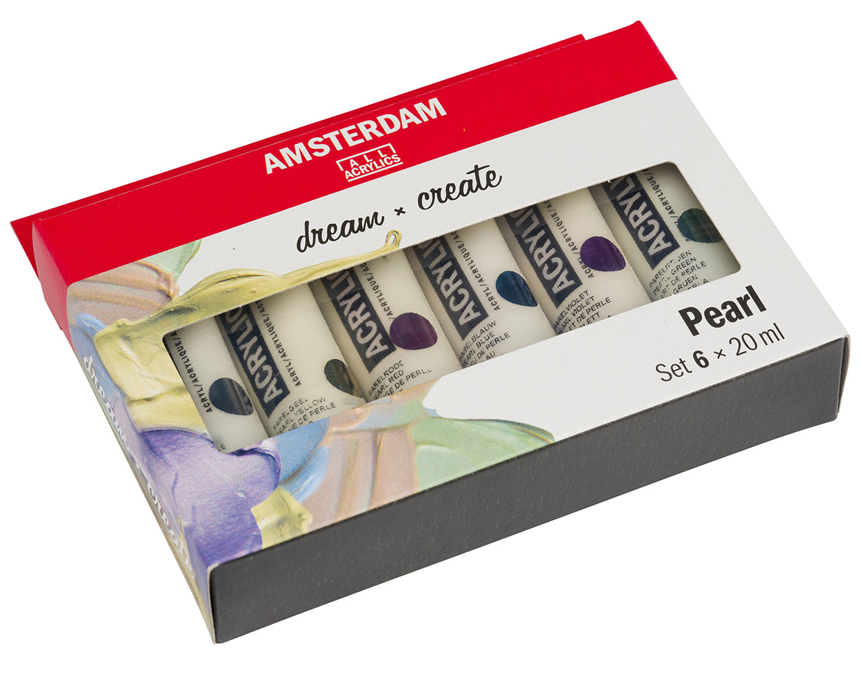 Amsterdam Acrylverf Set 6 x 20 ml parelmoer