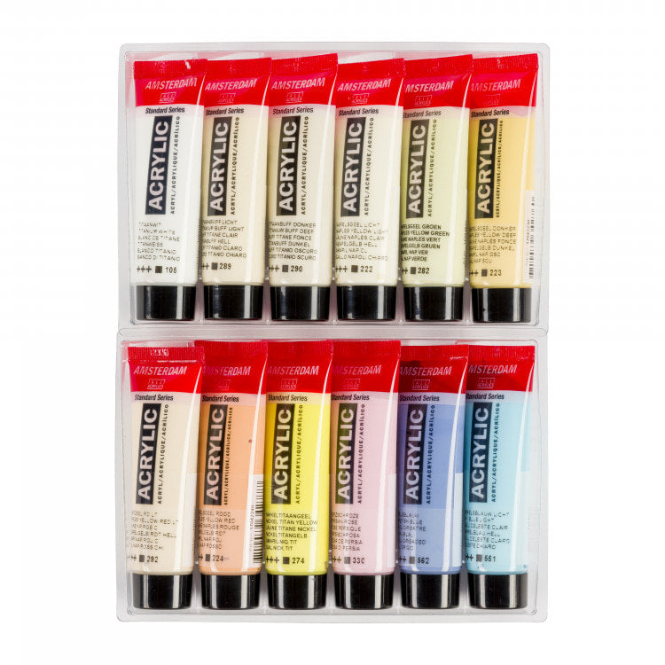 Amsterdam Acrylverf Set Pastel 12x20 ml