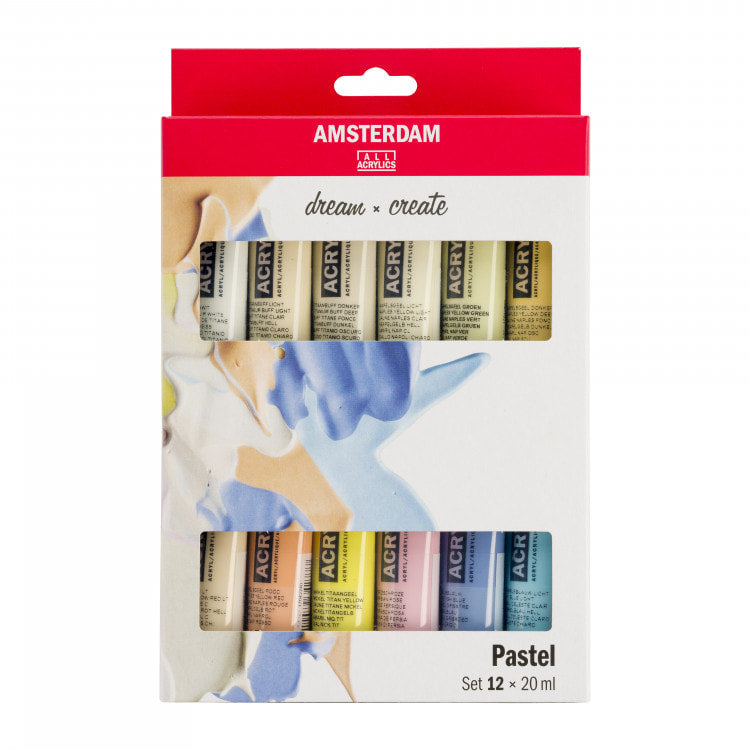 Amsterdam Acrylverf Set Pastel 12x20 ml