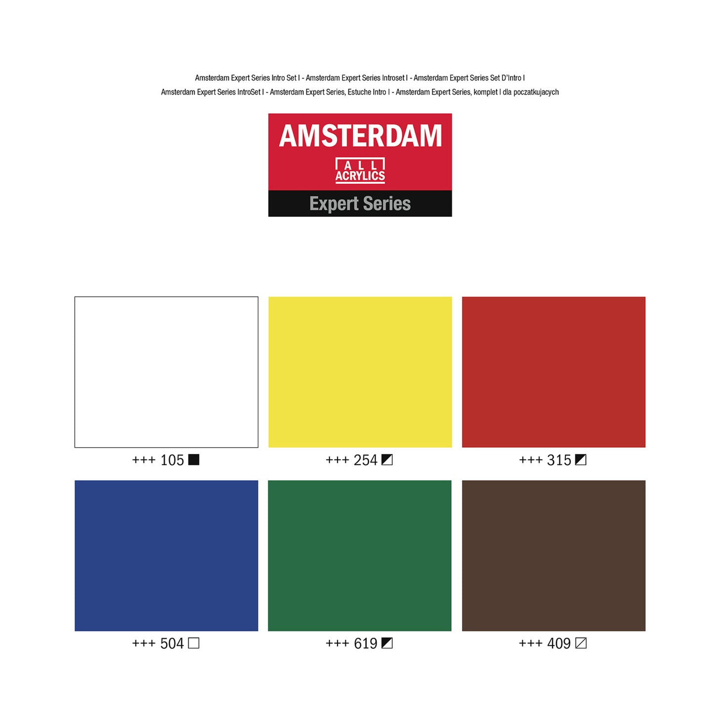 Acrylverf Set 6 x 20 ml Amsterdam Expert