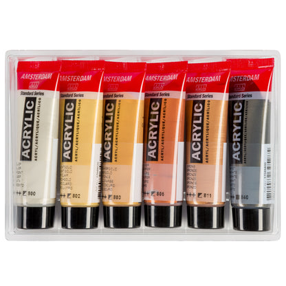 Amsterdam Acrylverf Set Metallic 6x20 ml