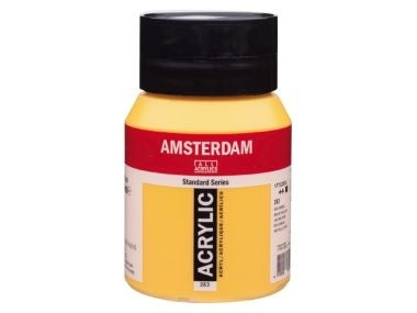 Amsterdam Acryl 500ml 253 Goudgeel